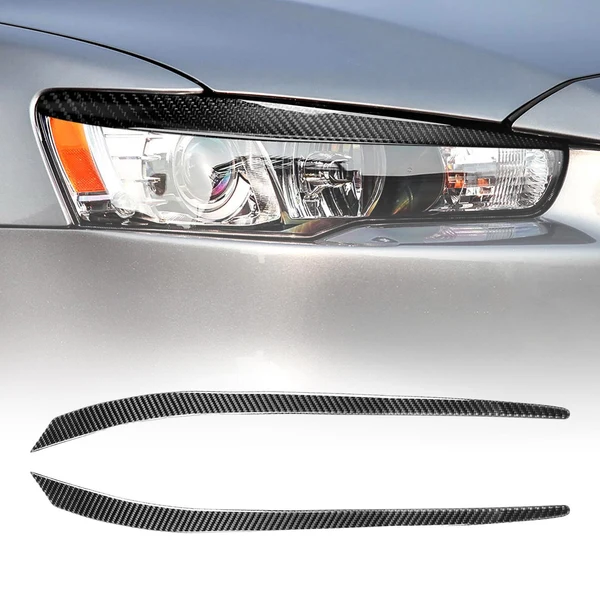 High-Quality Maxbell Car Headlight Eyebrow Cover Eyelid cover for Mitsubishi Lancer Premium