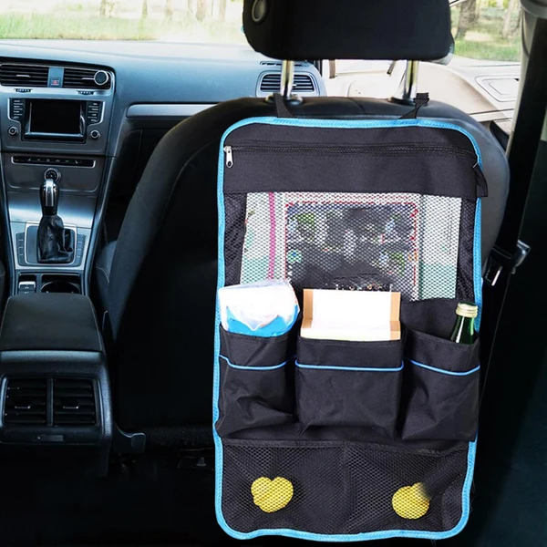 Lightweight Maxbell Car Back Seat Storage Bag Oxford Cloth Large Capacity for Drinks Phone Top-Quality
