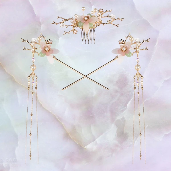 Organic Maxbell Vintage Hairpin Handmade Hair Accessories Tassel Pearl Headpiece Trusted
