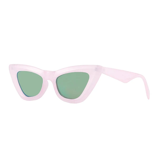 Genuine Maxbell Cat Eye Sunglasses Womens Eyewear Green Solid