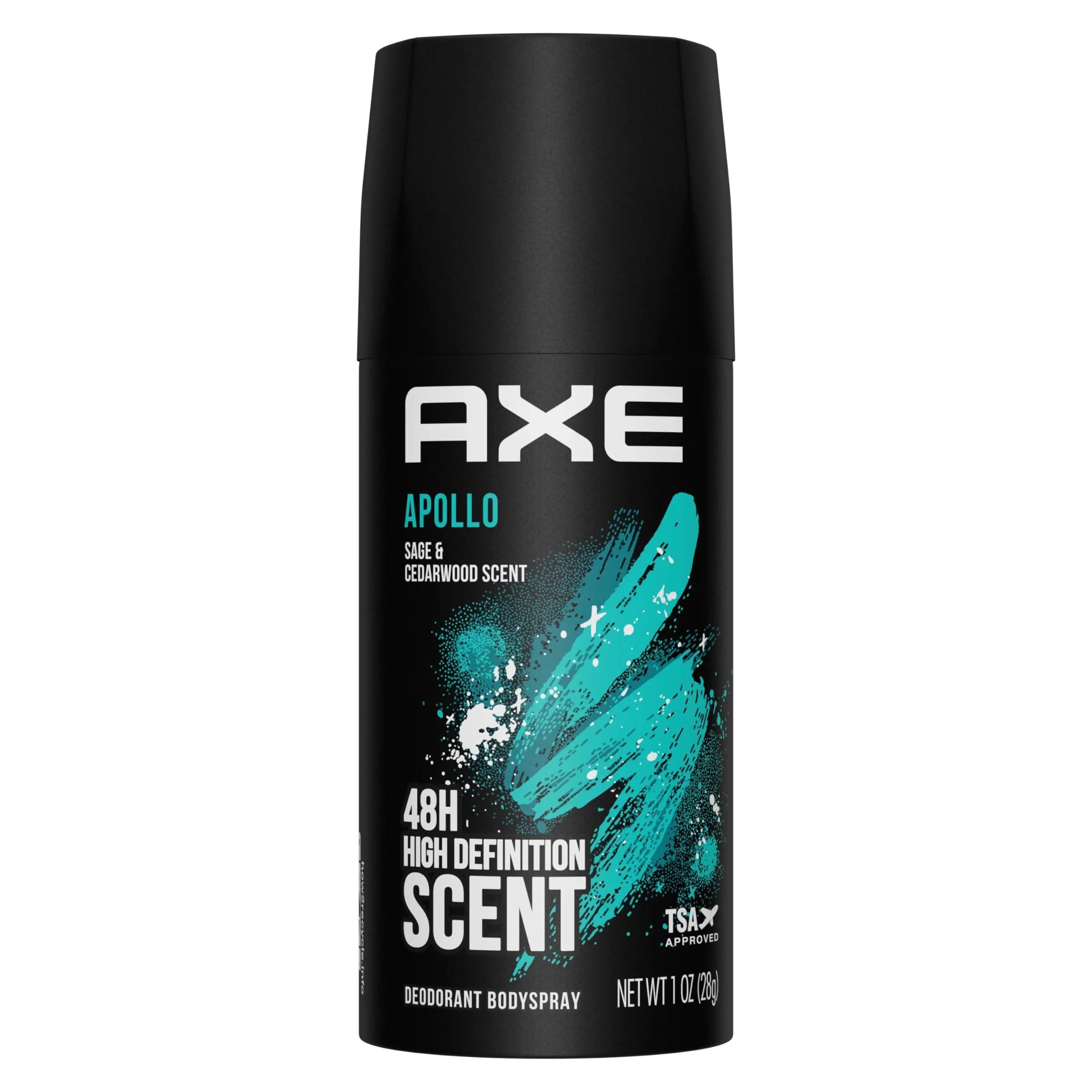 Soft Axe Body Spray Apollo Travel size 1 Oz. Clean
