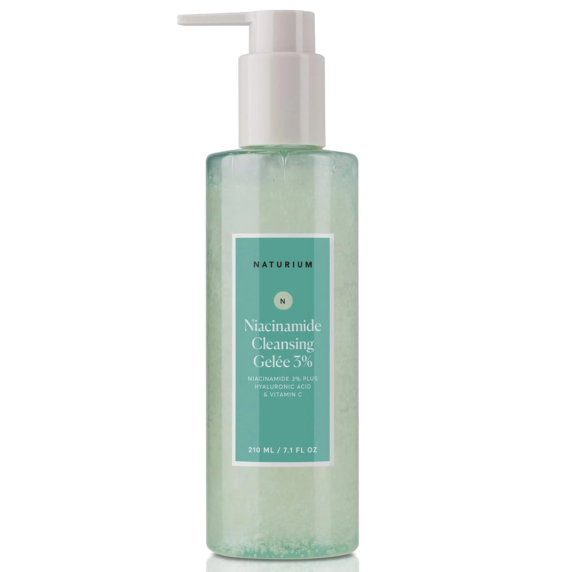 Fashionable Naturium Niacinamide Cleansing Gelée 3 Plus Hyaluronic Acid Vitamin C Gentle Smoothing Face Wash 7.1 oz Powerful