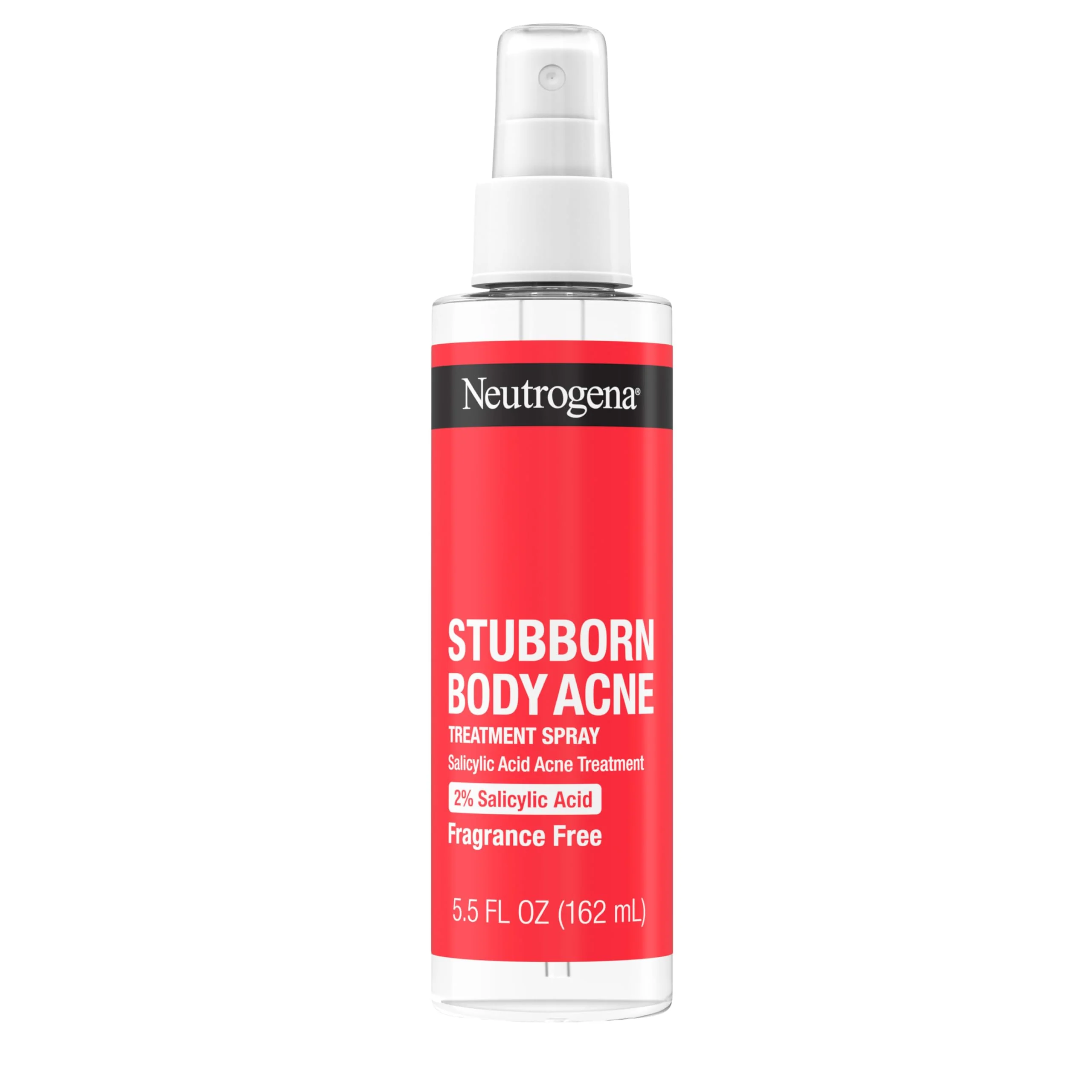 Excellent Neutrogena Stubborn Body Acne Spray 5.5 oz – 2 Salicylic Acid Fragrance- Spray to Clear Prevent Chest Back Breakouts Enhanced