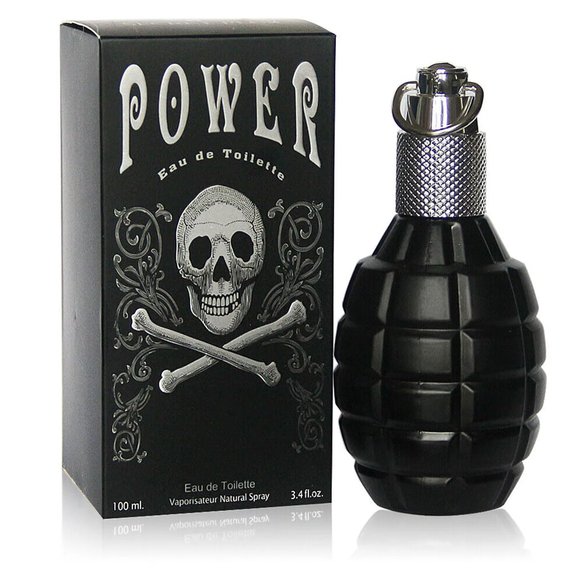 Eco-Friendly POWER by Secret Plus Men's Eau De Toilette 3.4 Fl OZ Spray in GRENADE bottle Consistent