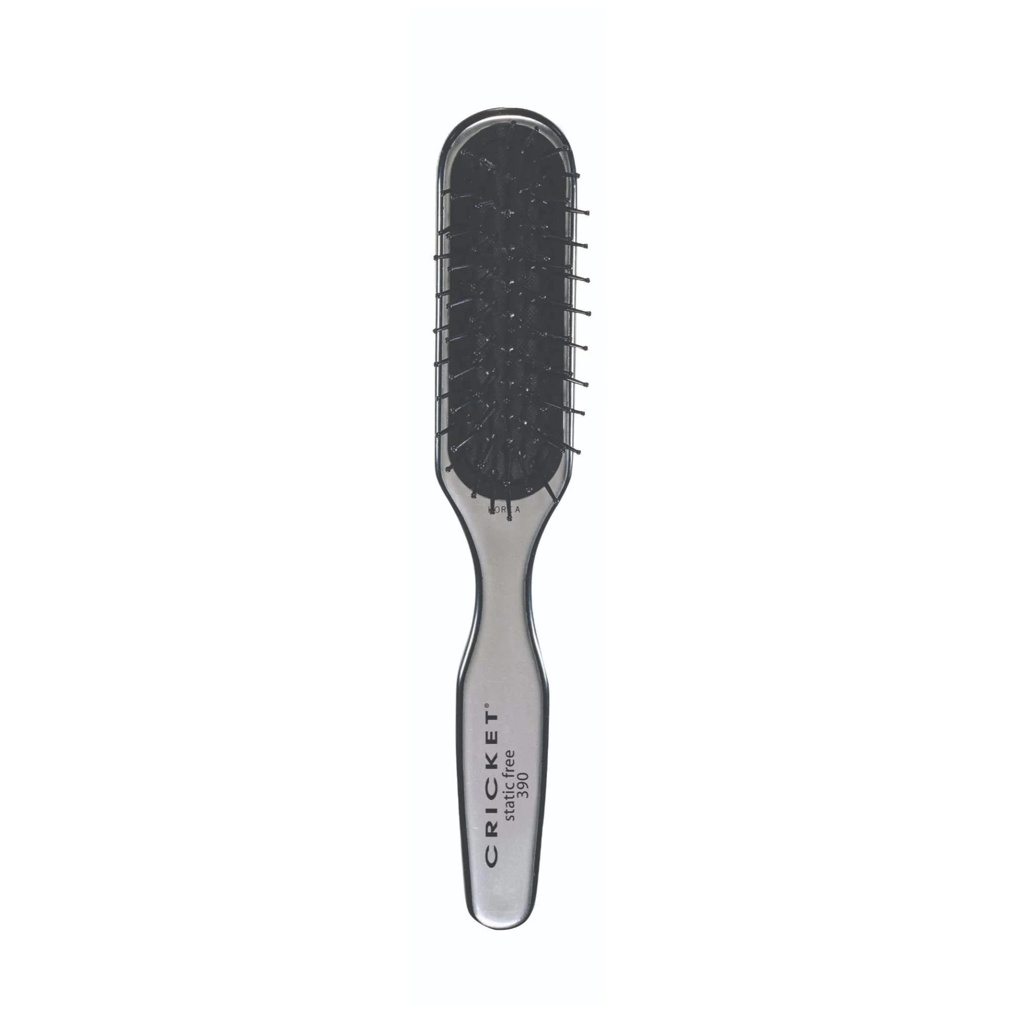Exclusive Cricket Visage 390 Sculpting Hair Brush - Anti-Static Nylon Bristles Ultra-Soft Cushion Pad Aluminum Finished Handle I for Styling Practical