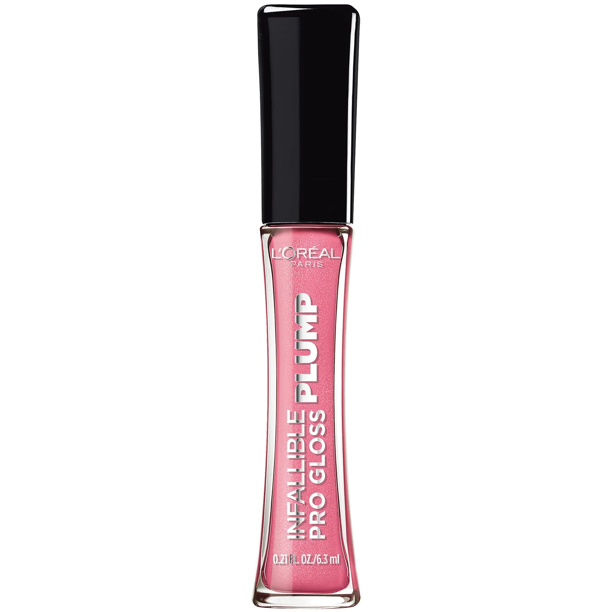 Natural L'O Paris Infallible Pro Gloss Plump Lip Gloss with Hyaluronic Acid Long Lasting Plumping Shine Lips Look Instantly Fuller Environmentally Friendly