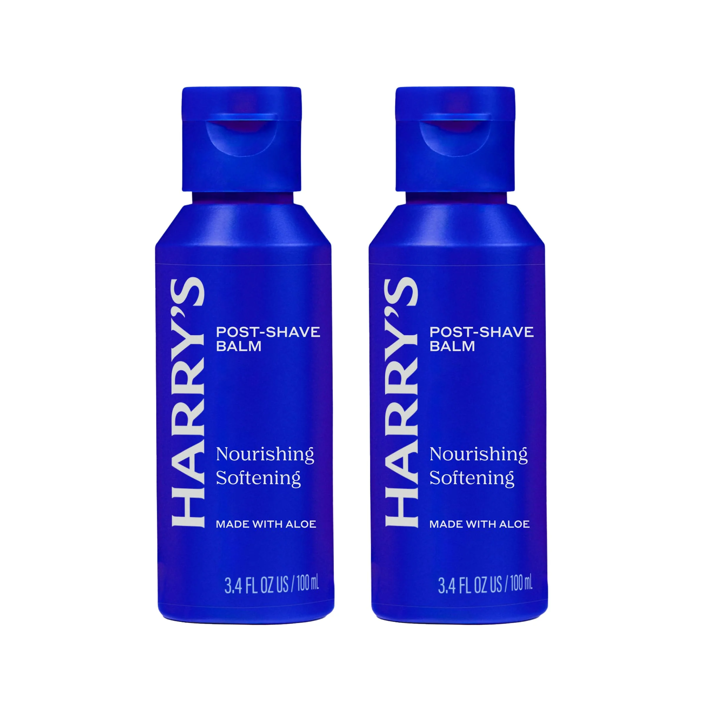 Solid Harry's Post-Shave Balm for Men with Aloe - 2 Pack 3.4 fl oz - Calms and Soothes Skin After Shaving Artisan