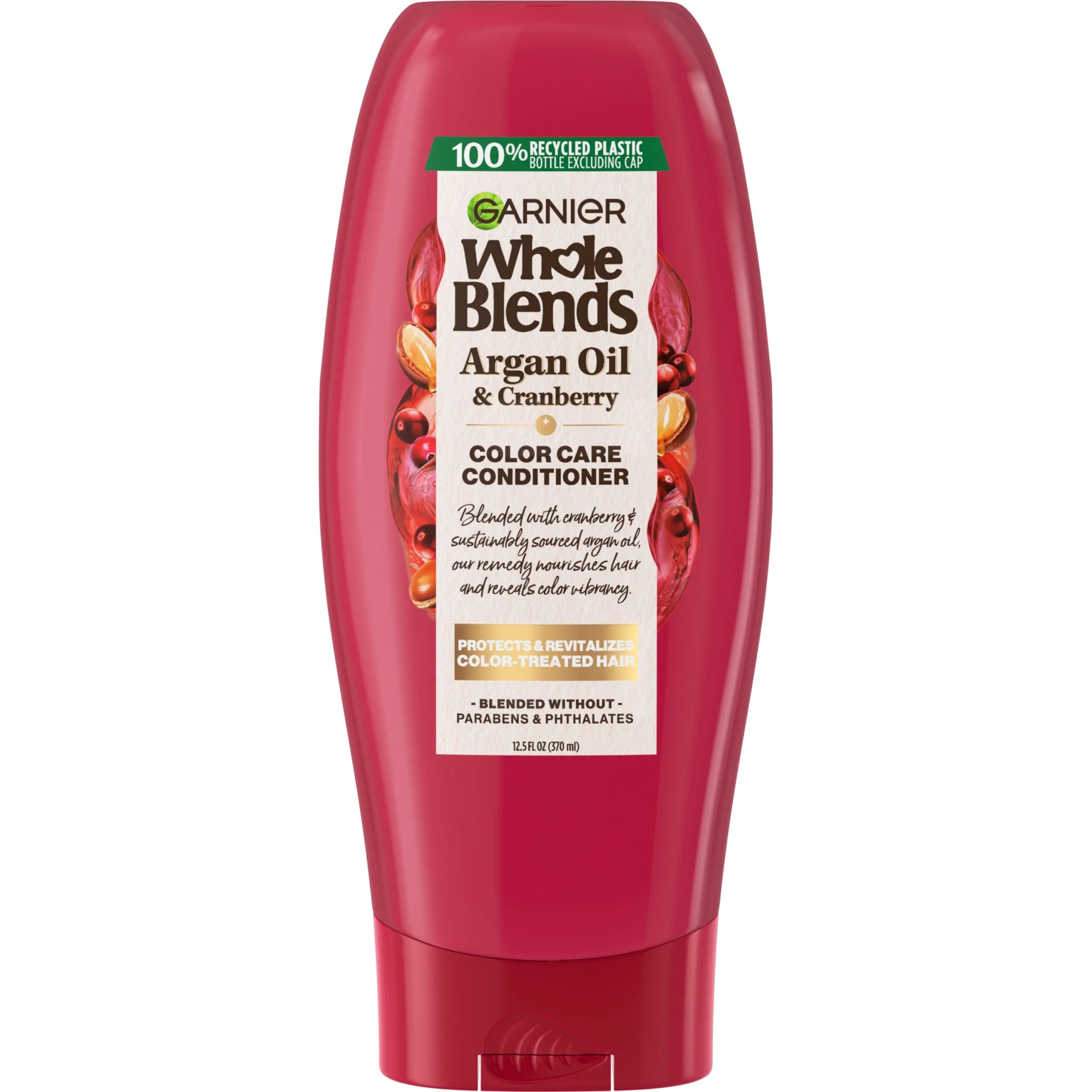Artisan Garnier Whole Blends Color Care Conditioner with Argan Oil Cranberry Extracts 12.5 Fl Oz 1 Count Packaging May Vary Specialty