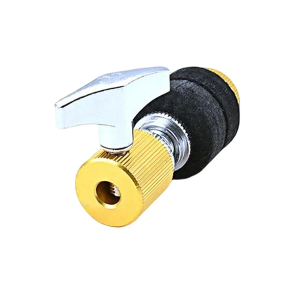 Premium Material Maxbell 1 Piece Hi Hat Clutch Drum Professional for Jazz Drum Components Gold Safe