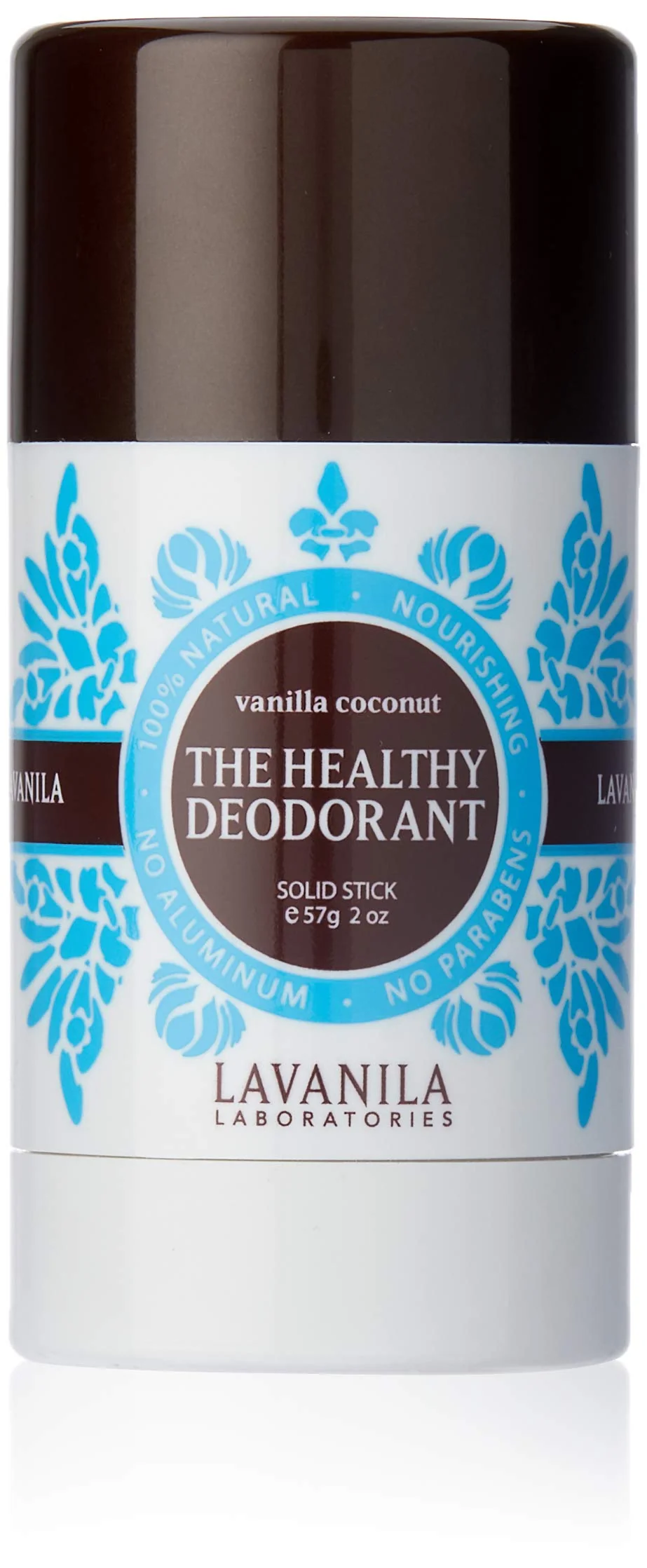 Sustainable Lavanila - The Healthy Deodorant. Aluminum- Vegan Clean and Natural - Vanilla Coconut 2 oz Reusable