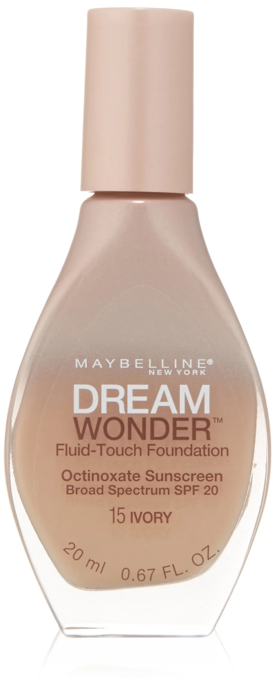 Clean Maybelline New York Dream Wonder Fluid-Touch Foundation Ivory 0.67 Fluid Ounce Quality