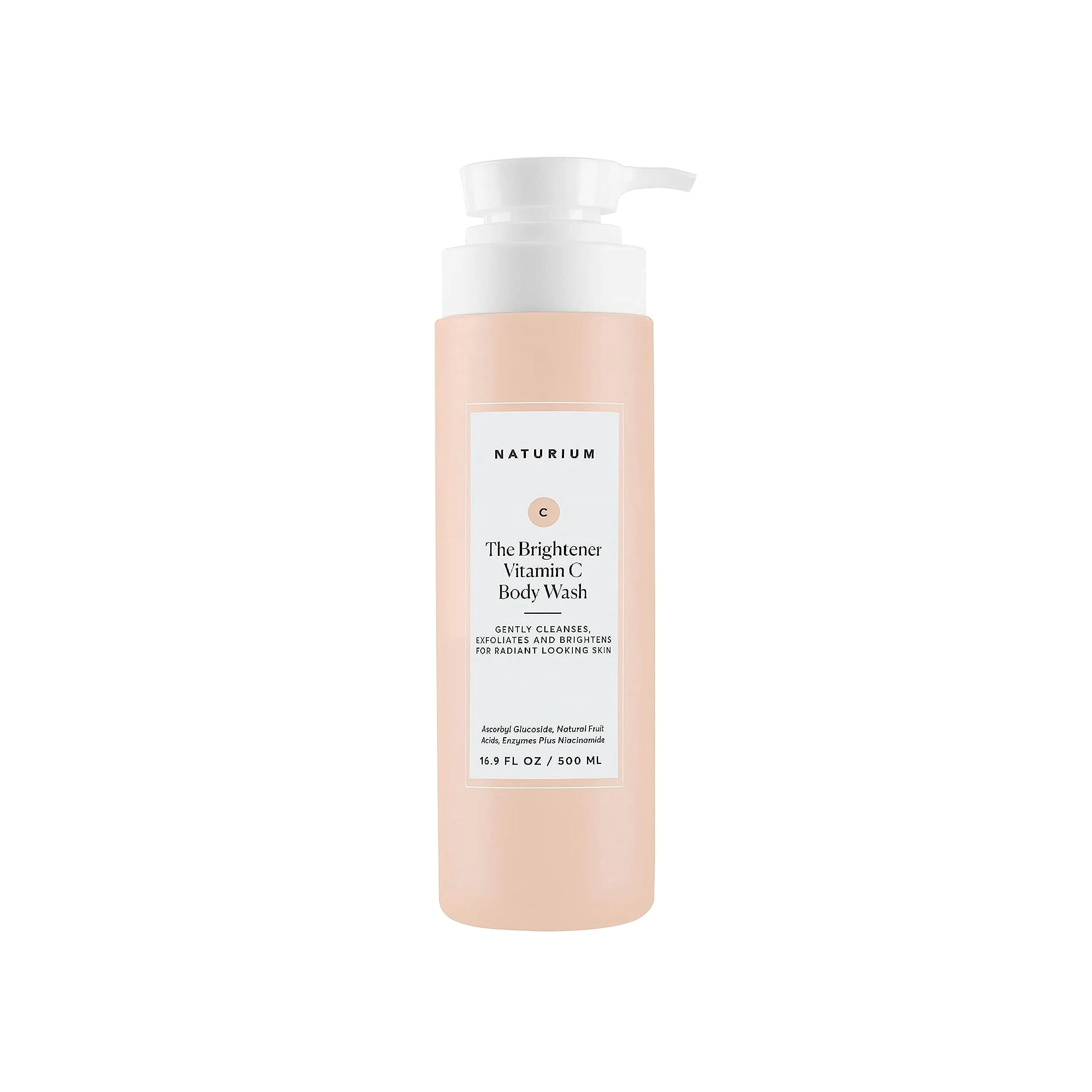 Expertly Made Naturium The Brightener Vitamin C Body Wash Gentle Cleanser for Smoother-Looking Skin Removes Dirt Oil Other Impurities 16.9 oz Superior