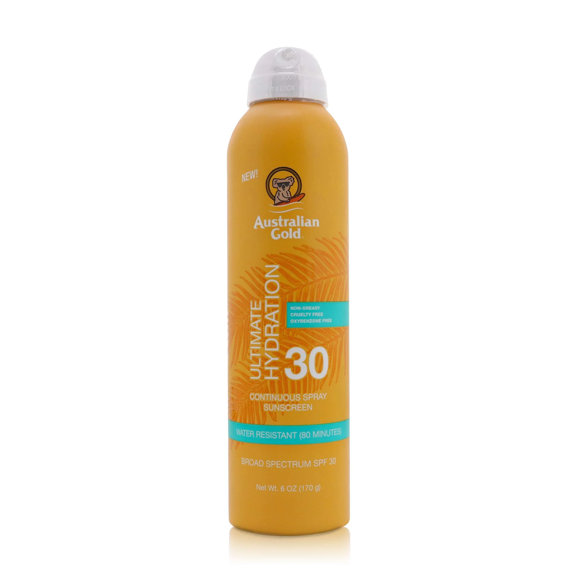 Certified Australian Gold Continuous Spf 30 Spray 6 Ounce Quick Dry 177ml 3 Pack Optimized