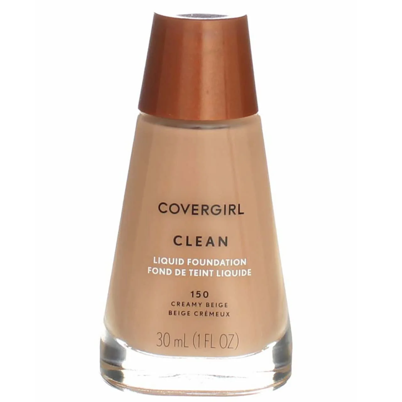 Quality CoverGirl Clean Liquid Makeup Creamy Beige 150 1 oz Pack of 4 Relaxed