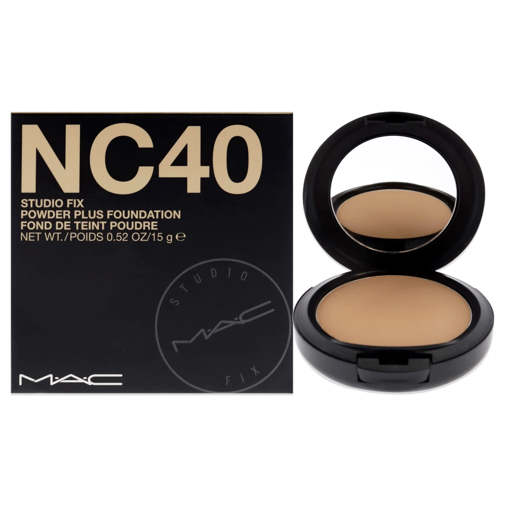 Elegant MAC Studio Fix Powder Plus Foundation for Women NC40 0.52 Ounce High-Grade