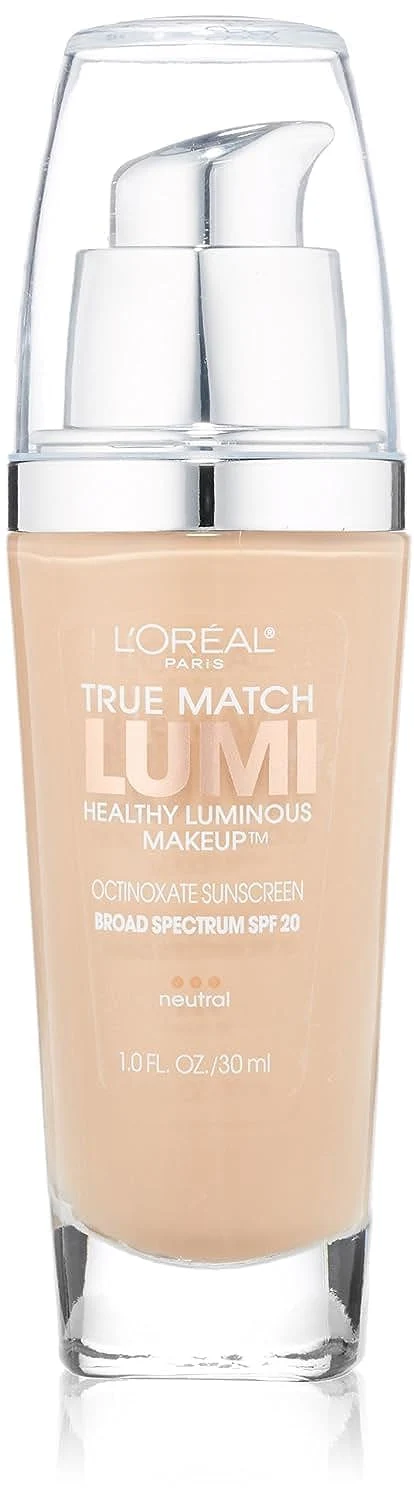 Excellent L'O Paris True Match Lumi Healthy Luminous Makeup Neutral 1 fl oz. Practical