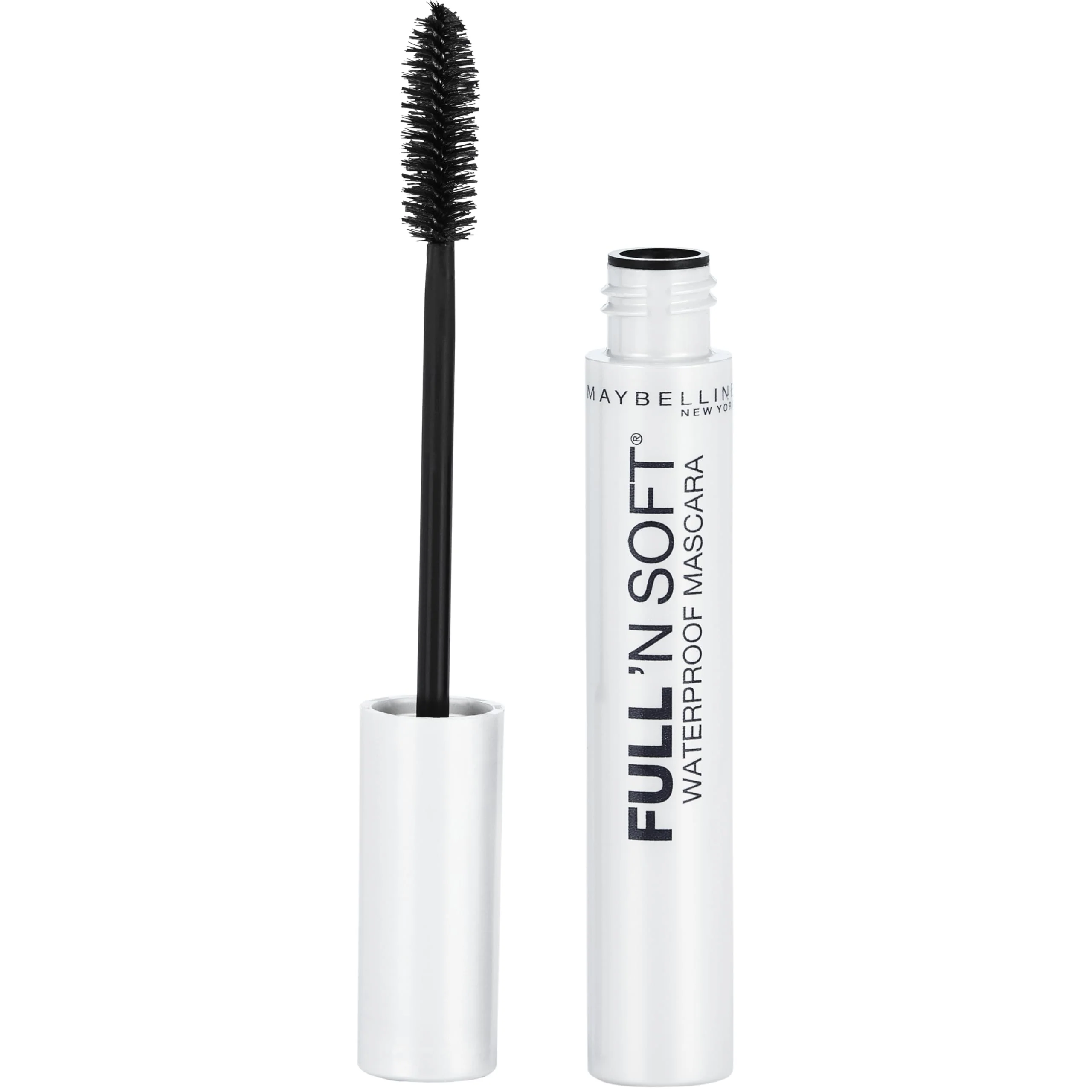 Functional Maybelline Full 'N Soft Waterproof Mascara Very Black 1 Count High-Performance