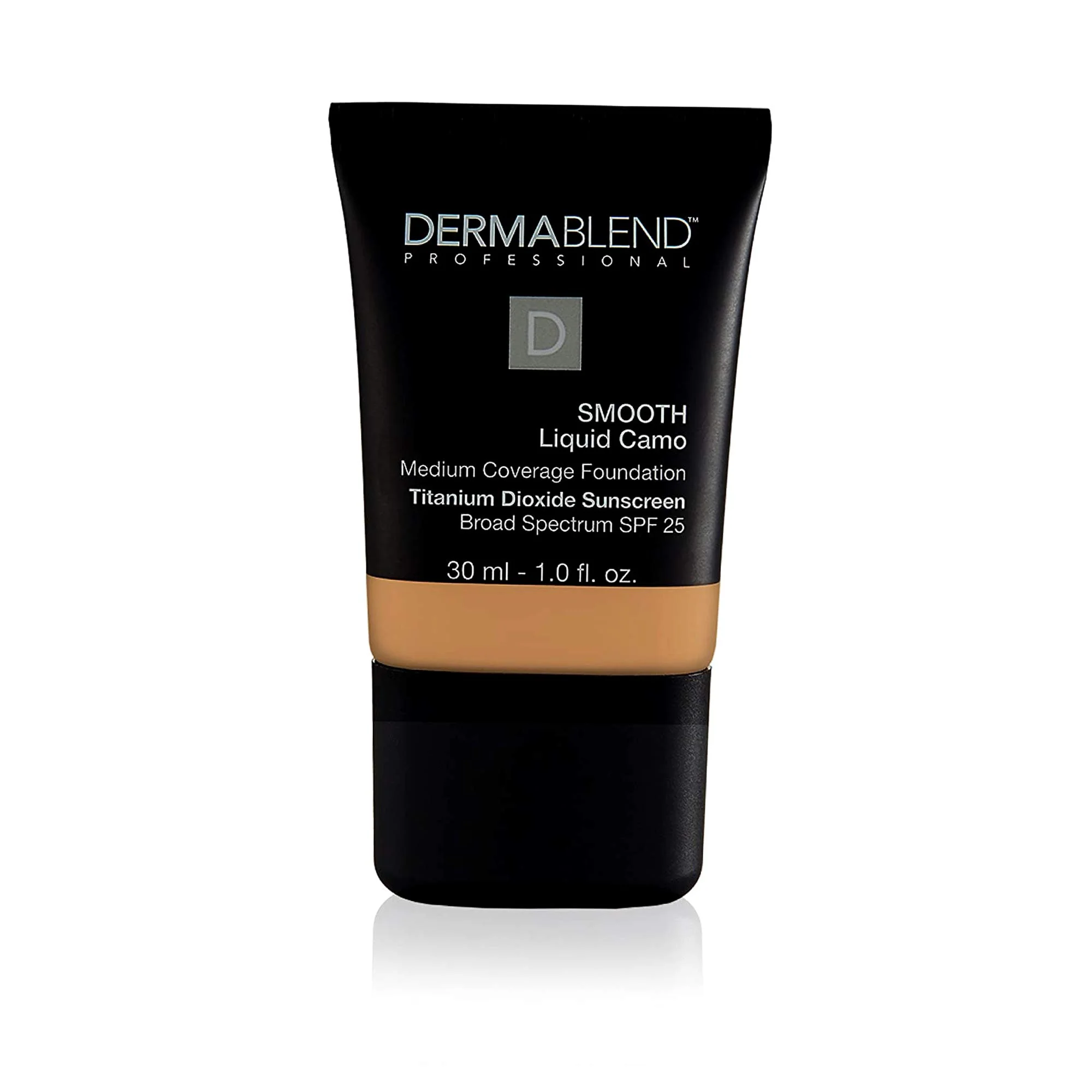 Crafted Dermablend Smooth Liquid Foundation with SPF 25 40W Sienna 1 Fl. Oz. User-Friendly