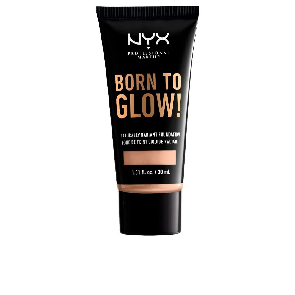 Environmentally Friendly NYX PROFESSIONAL MAKEUP Born To Glow Naturally Radiant Foundation Medium Coverage - Light Pure