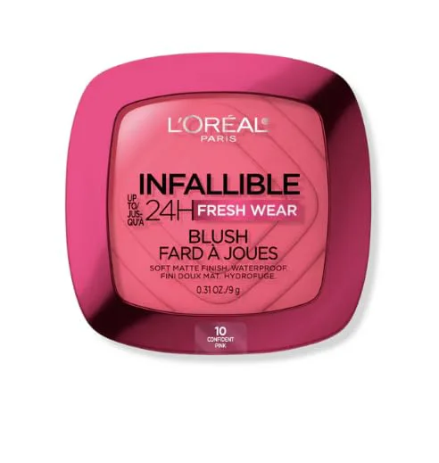 Efficient L'O Paris Infallible Up to 24H Fresh Wear Soft Matte Blush Blendable Long-Lasting and Waterproof Cheek Make Up Proven