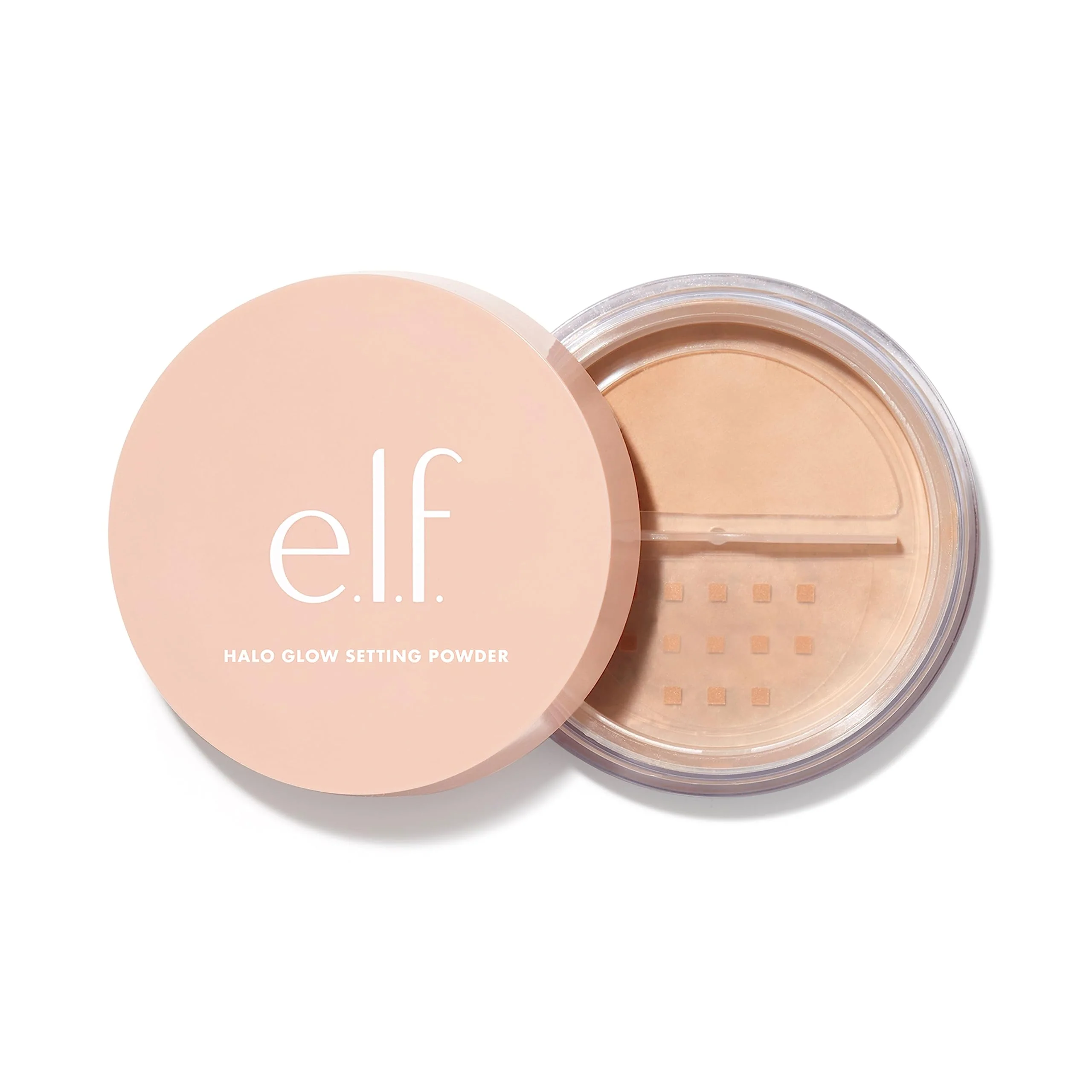 High-Grade e.l.f. Halo Glow Soft Focus Setting Powder Silky Setting Powder For Creating Soft Glow Without Shine Smooths Pores Lines Medium