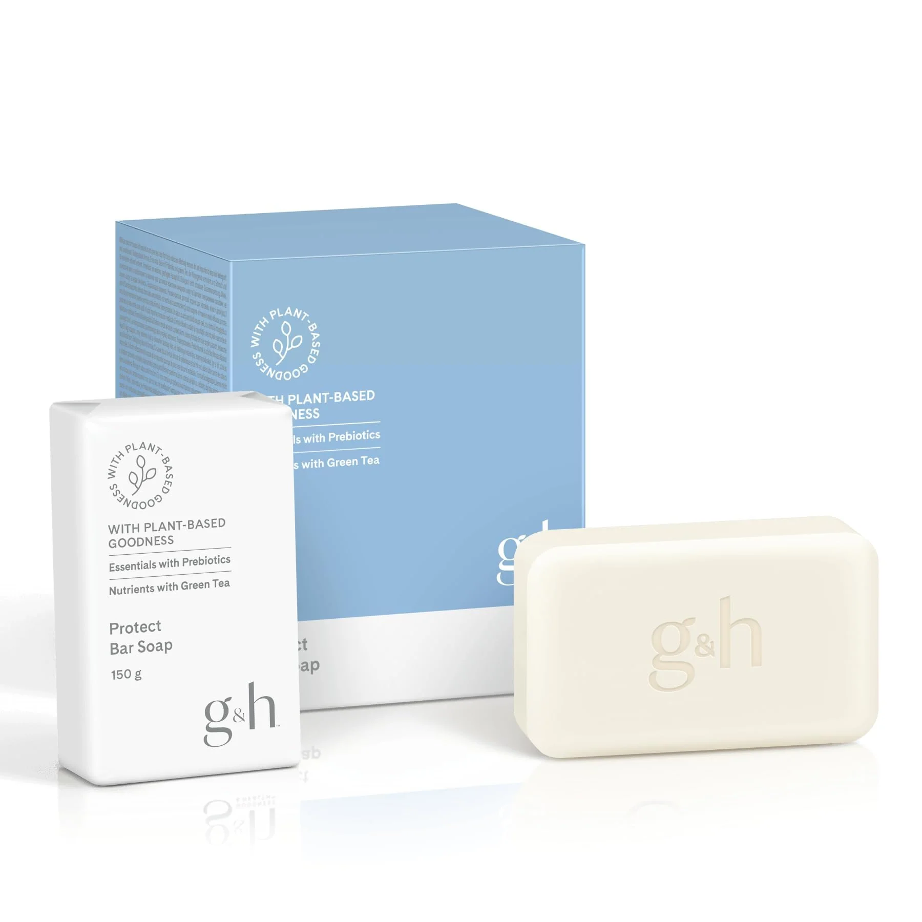 Exceptional 2 Pack Set G H Protect Bar Soap Sulfate 5.29oz Each Clean-Scented Fast