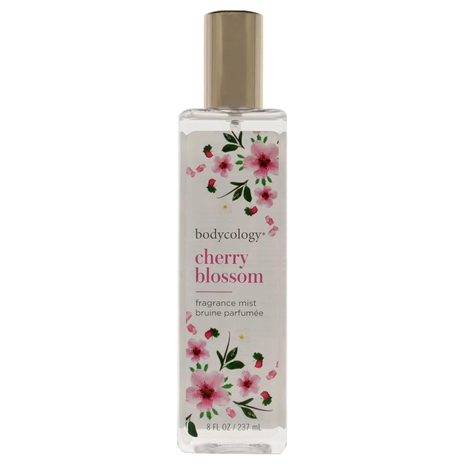 Green Bodycology Cherry Blossom Cedarwood Pear Fragrance Mist – 8oz Perfume Spray for Women Fresh Long-Lasting Body Spray Traditional