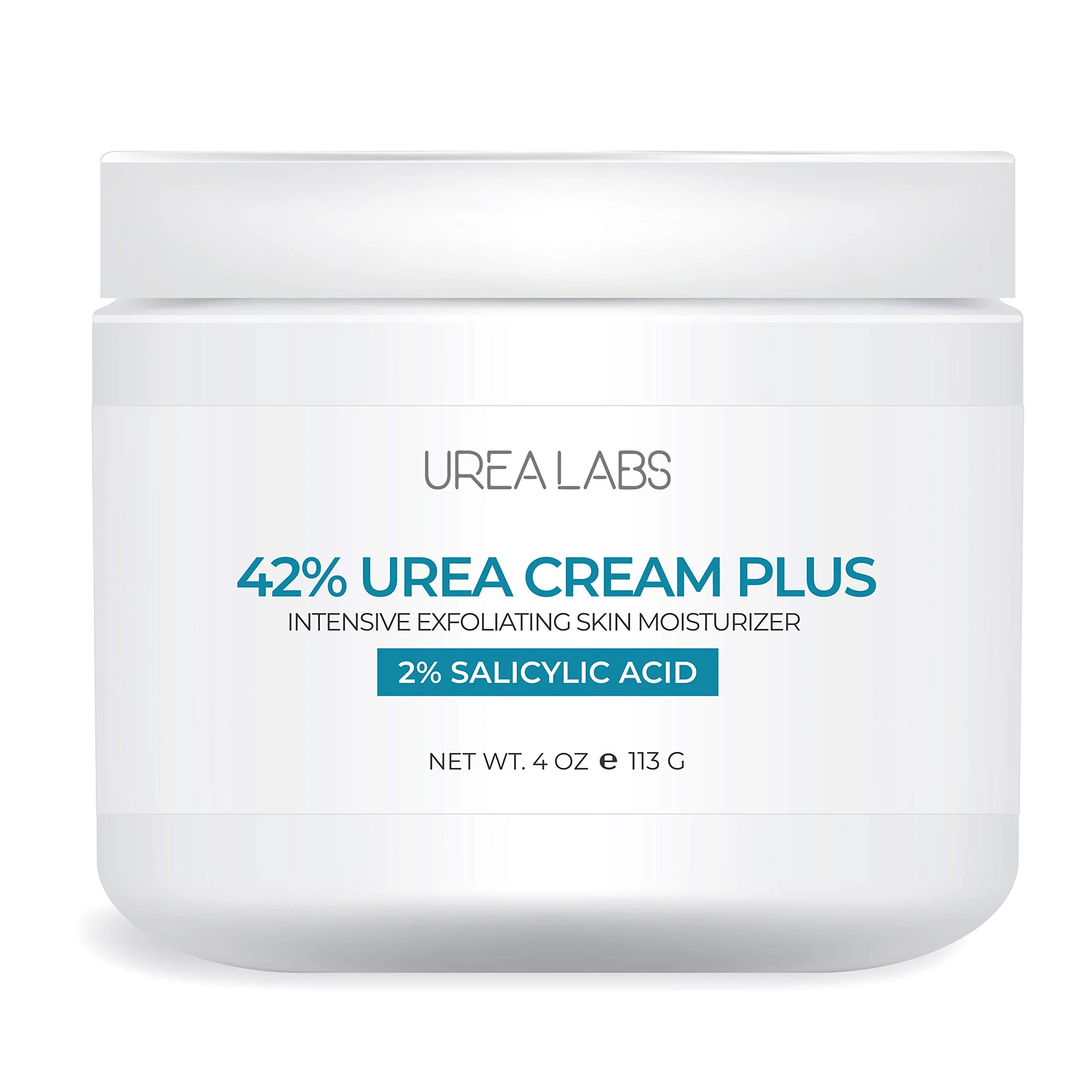 Eco-Friendly UREA LABS 42 Urea Cream 2 Salicylic Acid 4oz – Maximum Strength Foot Skin Repair Deep Exfoliation Hydration for Cracked Heels Fast