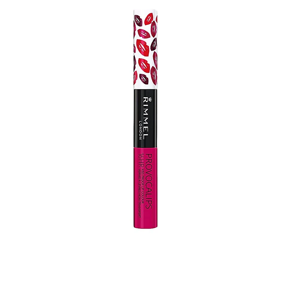Fashionable Rimmel London Provocalips 16hr Kiss-Proof Lip Color - Two-Step Liquid Lipstick to Lock in Color and Shine - 550 Play With Fire .14 fl.oz. Premium Material