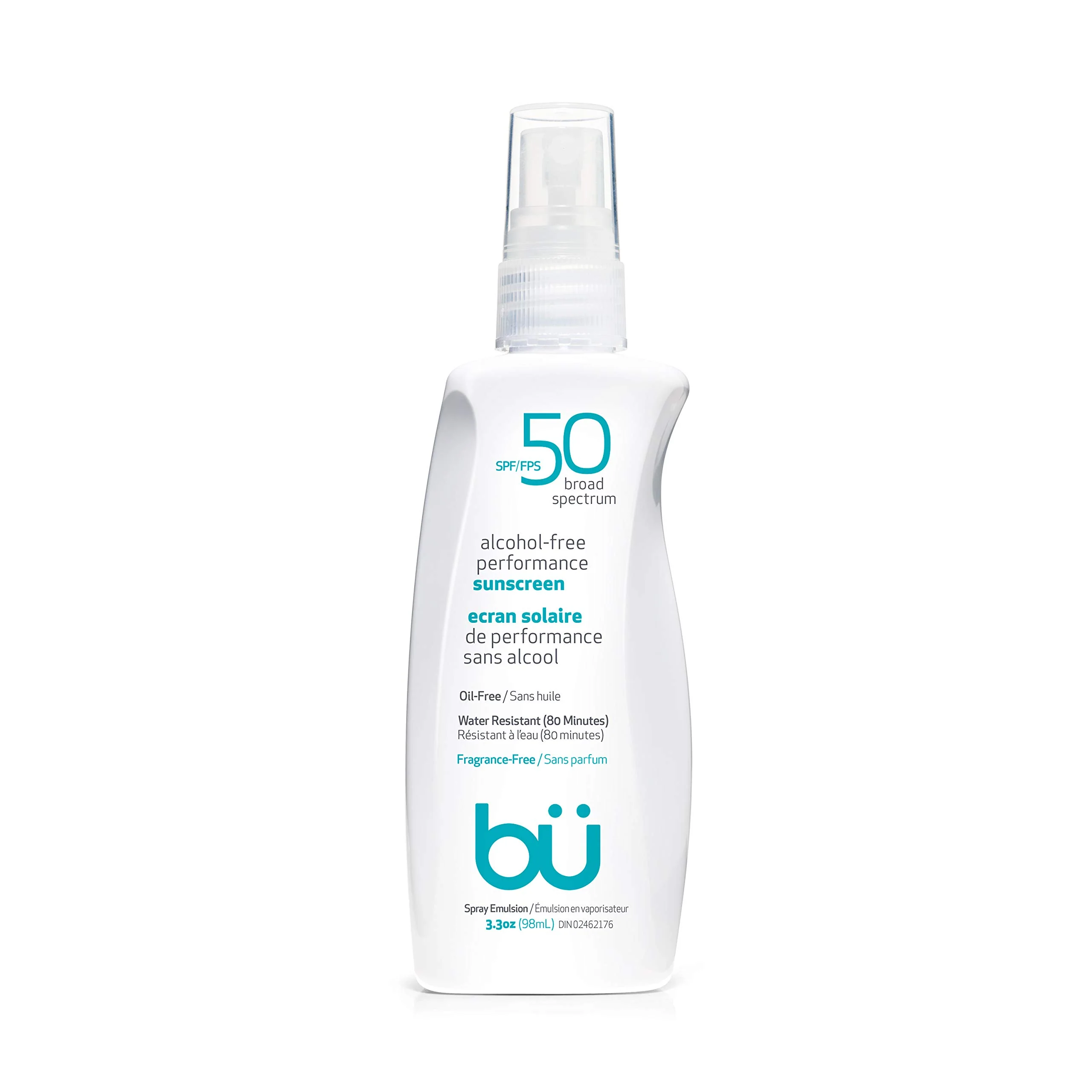 Elite BU SPF 50 Sunscreen Spray 3.3 oz – Face Body Sunblock for Sensitive Skin Fragrance- Clear Non-Greasy Water-Resistant Protection Exceptional