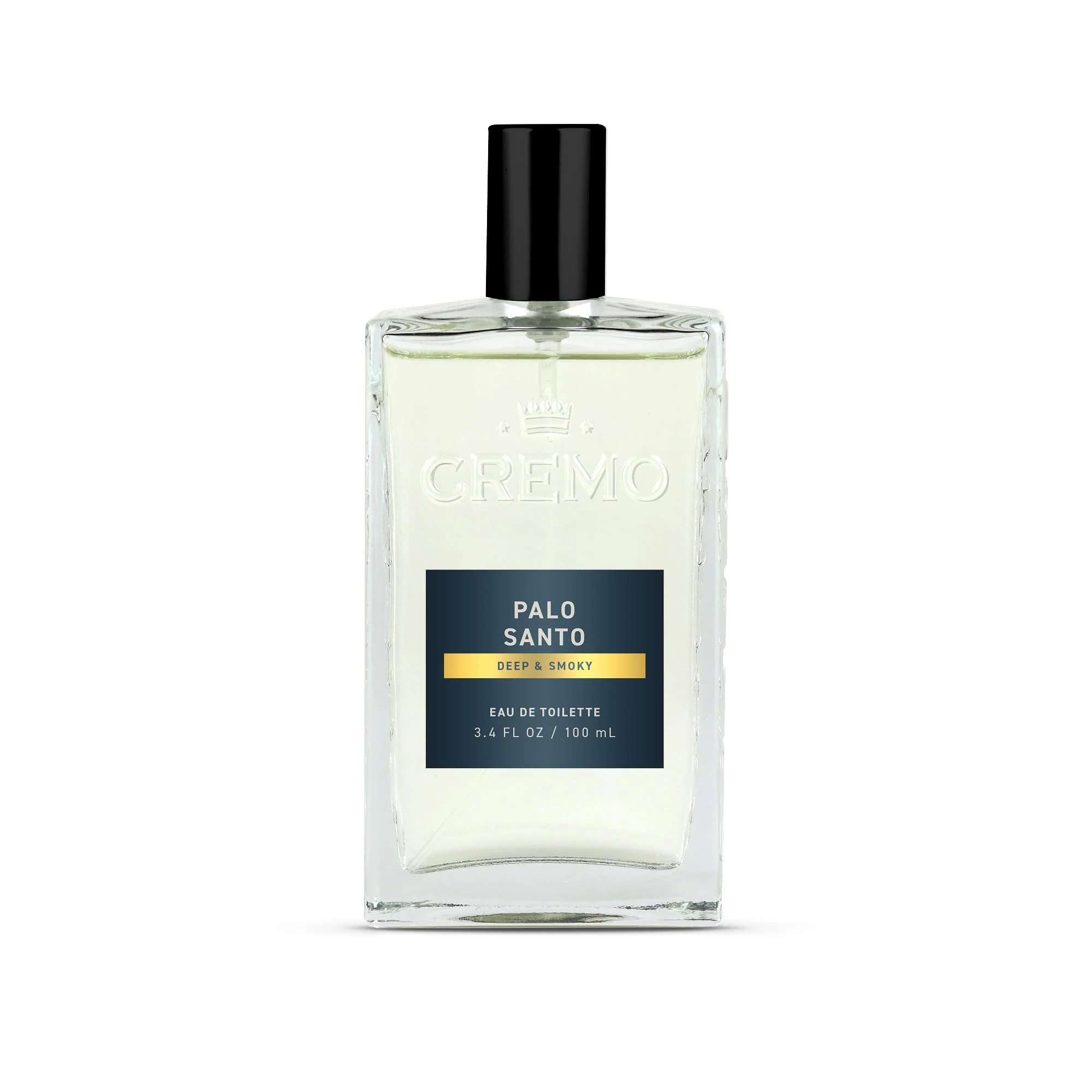 Outstanding Cremo Cologne for Men – Palo Santo 3.4oz Spray Bright Cardamom Dry Papyrus Aromatic Palo Santo Long-Lasting Men s Fragrance Fast