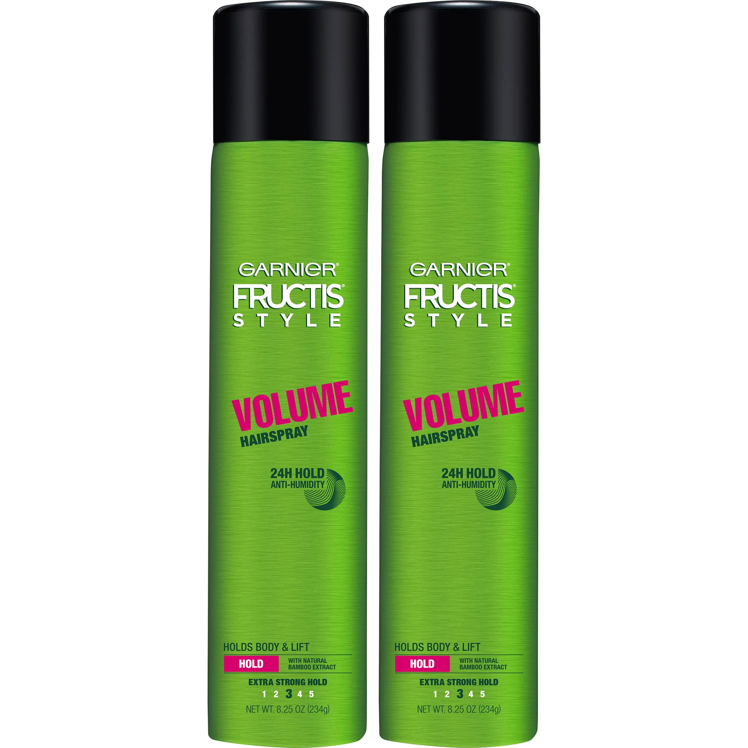 Premium Garnier Fructis Style Volume Anti-Humidity Hairspray 8.25 Oz 2 Count Packaging May Vary Sustainable