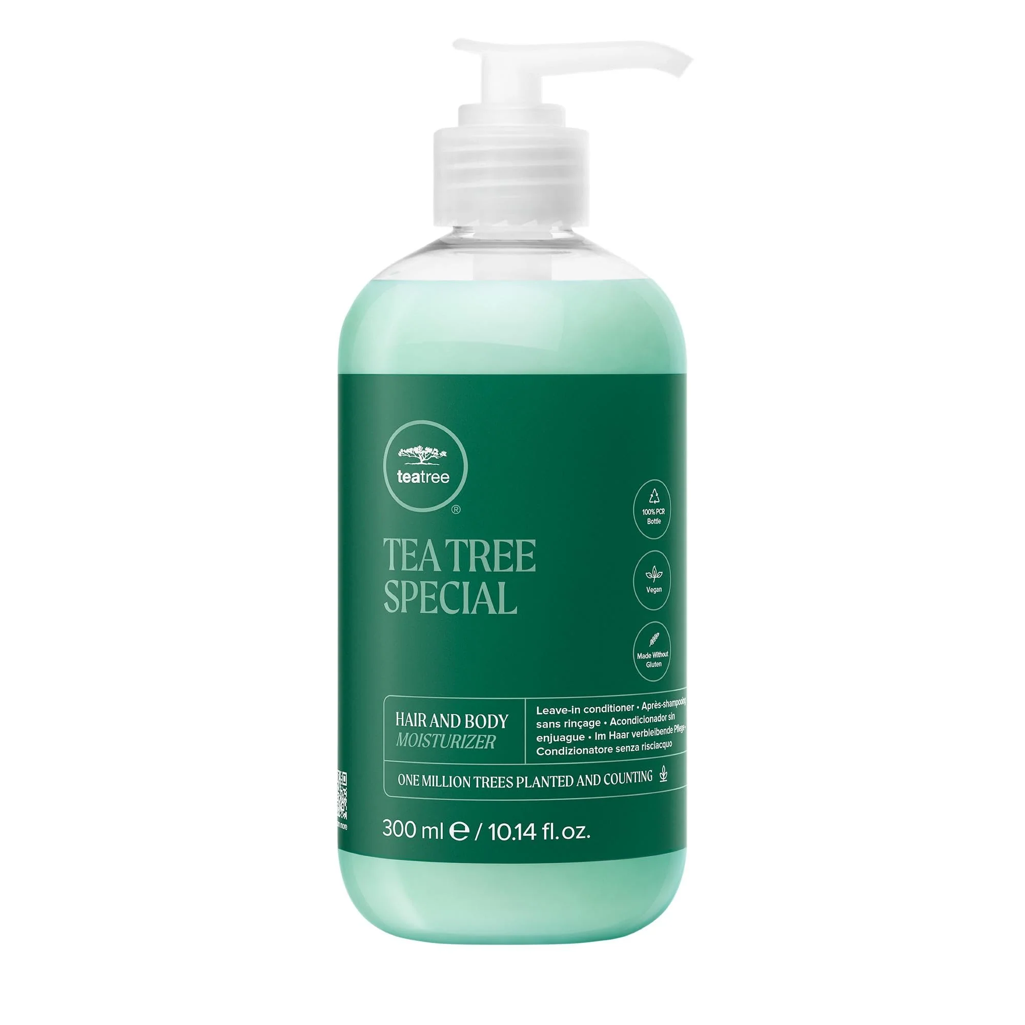 Minimalist Tea Tree Hair and Body Moisturizer Leave-In Conditioner Body Lotion After-Shave Cream For All Hair Skin Types 10.14 fl. oz. Comfortable