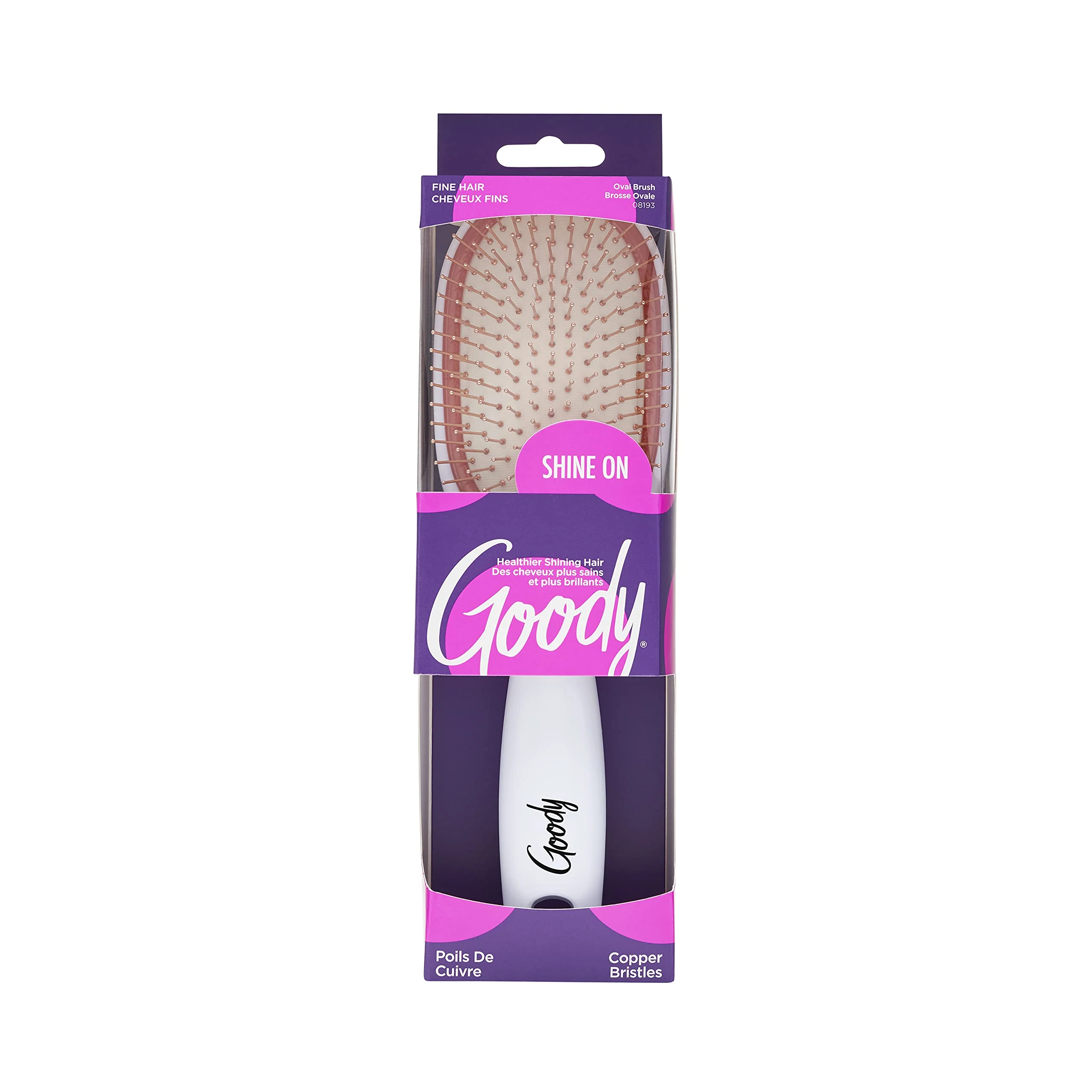 Traditional Goody Clean Radiance Oval Cushion Hair Brush Safe
