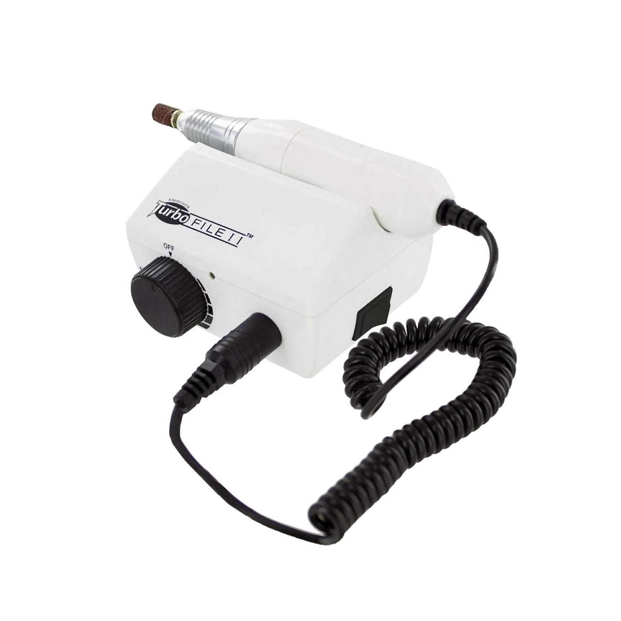 Classic Medicool Turbo File II Professional Electric Mani and Pedi Nail Filing System Pure