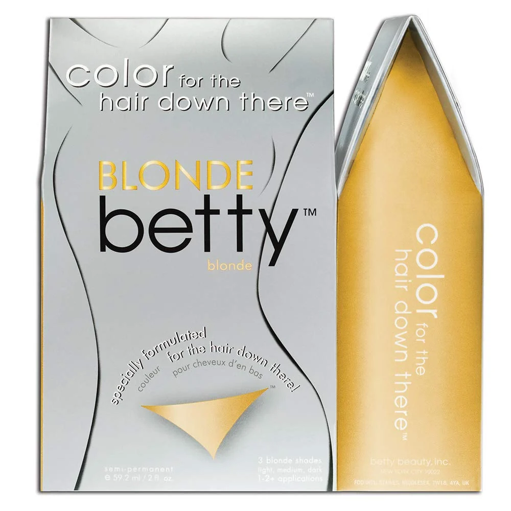 Relaxed Betty Beauty Blonde Betty - Color for the Hair Down There Hair Coloring Kit High-Grade