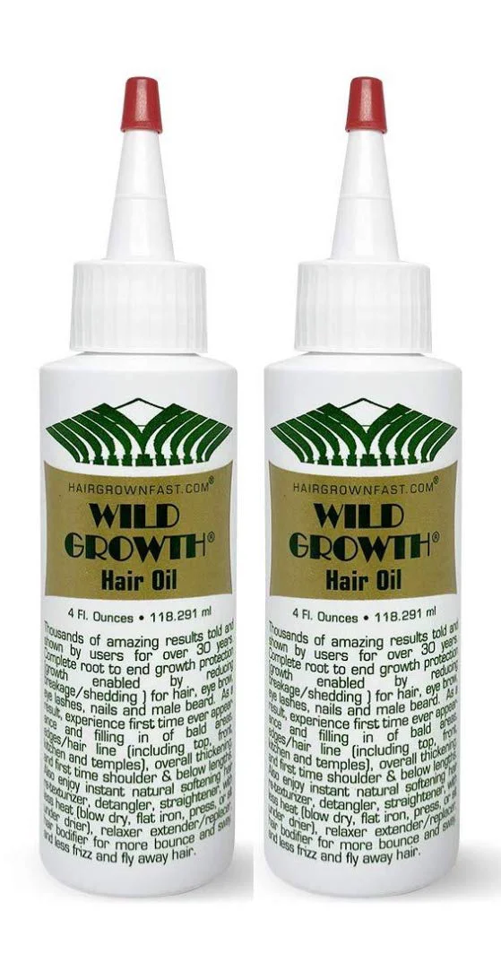 Elegant Wild Growth Hair Oil 4oz Pack of 2 Superior