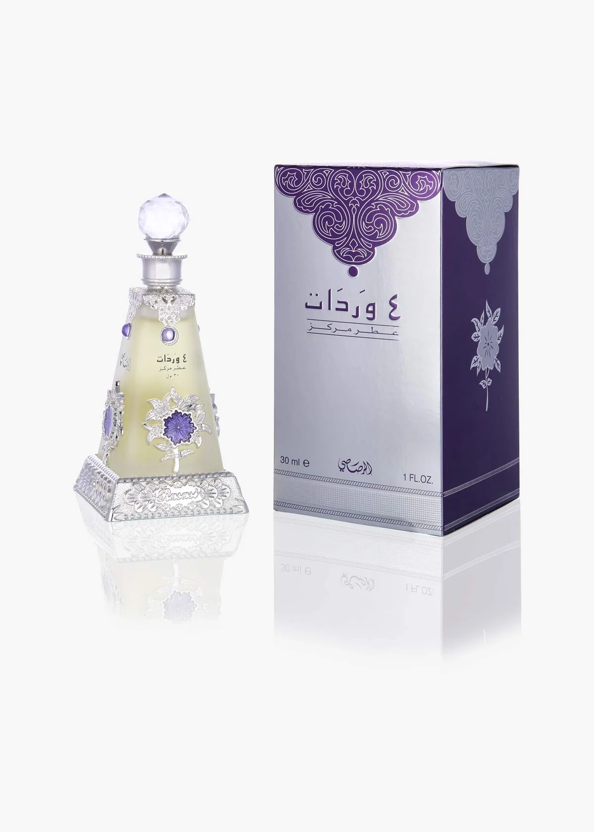 Solid RASASI Arba Wardat Concentrate Perfume Oil for Women 1.0 Ounce Crafted