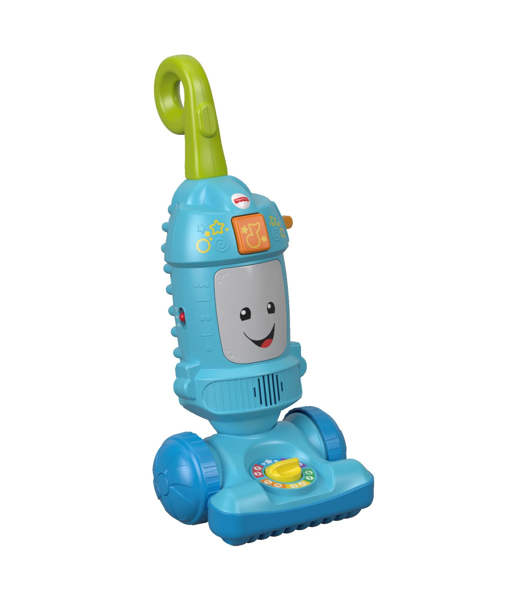 Modern Fisher-Price Toddler Toy Laugh Learn Light-Up Learning Vacuum Musical Push Along for Pretend Play Infants Ages 1 Years Long-Lasting