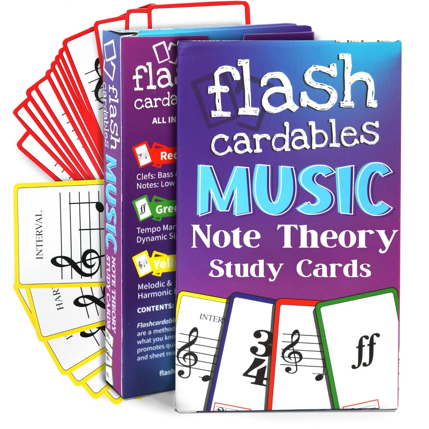 Fine Crafted Flashcardables Premium Music Flash Cards Fast