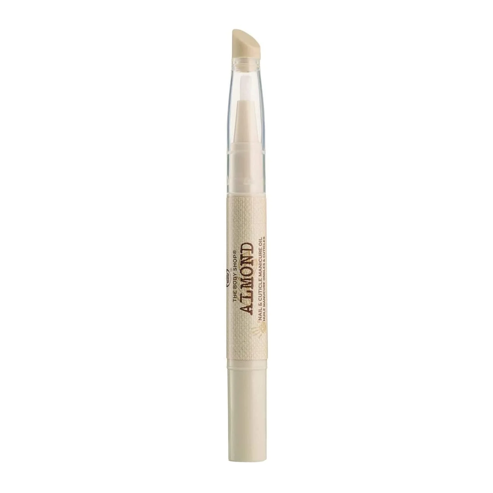 High-Quality The Body Shop Almond Nail Cuticle Oil – Two-in-One Pen Conditions Nails Softens Cuticles – 0.06 oz Solid