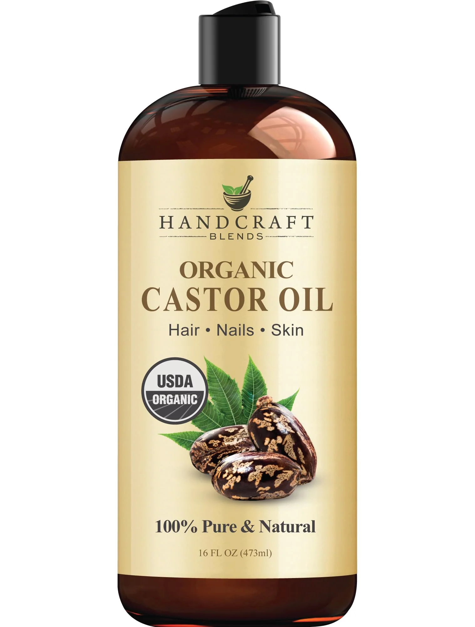 Unique Handcraft Blends Organic Castor Oil Elite