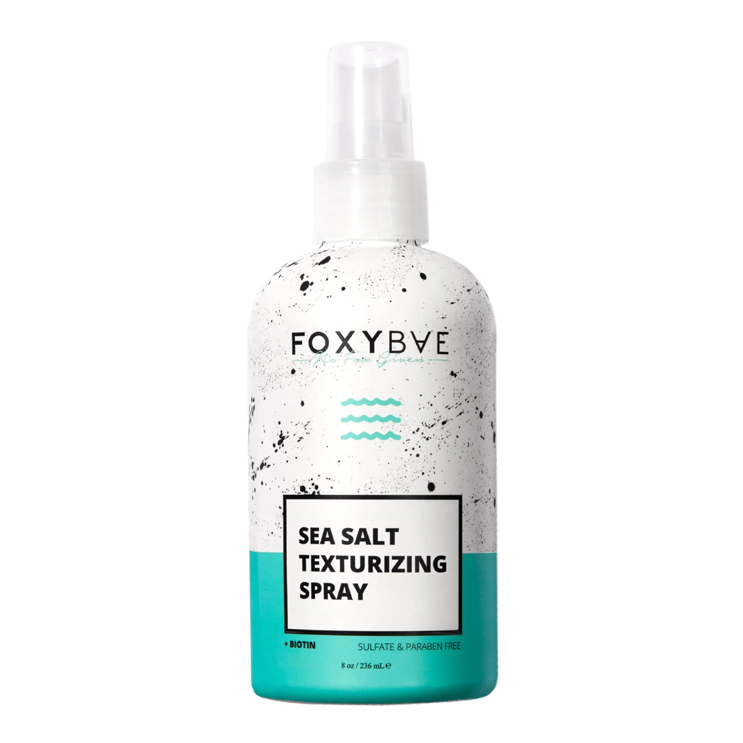 High-Grade FoxyBae Sea Salt Spray for Hair - with Biotin - Texture Texturizing Volumizing Thickening - for Men Women - 8 Fl Oz Long-Lasting