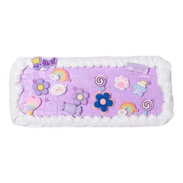 Modern Maxbell Cute DIY Pencil Case Pencil Box Set for Kids Durable Accessory Handicrafts Flower High-Grade