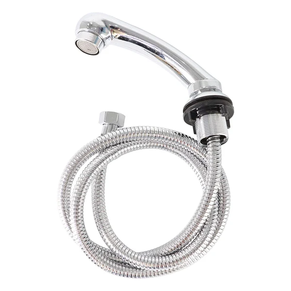 High-Performance Maxbell Shampoo Bowl Faucet Sprayer with Hose Handheld for Hair Salon Babershop Argent Effective