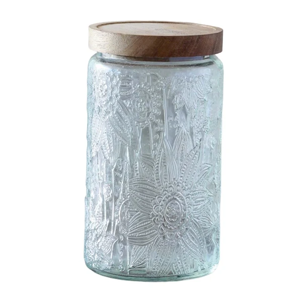 World-Class Maxbell Glass Storage Jars Food Container Ce Container for Cupboard Shelf Pantry Style C Trusted