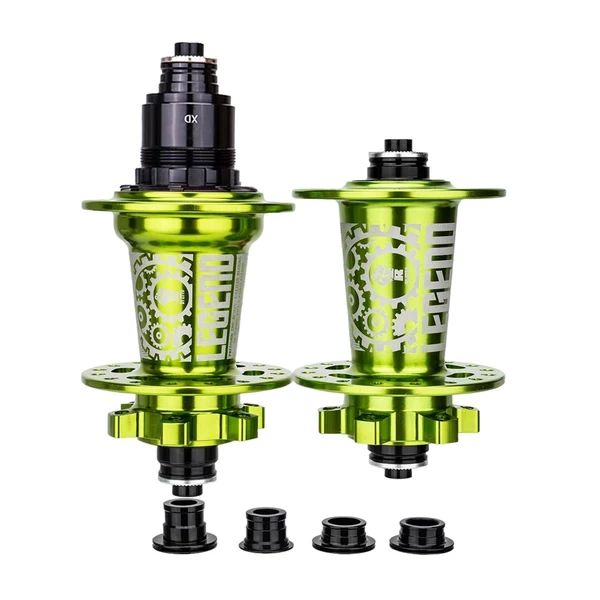 Comfortable Maxbell Bicycle Front Rear Disc Brake Hubs Aluminium Alloy 32Hole Mountain Bike Hubs Green XD Trusted