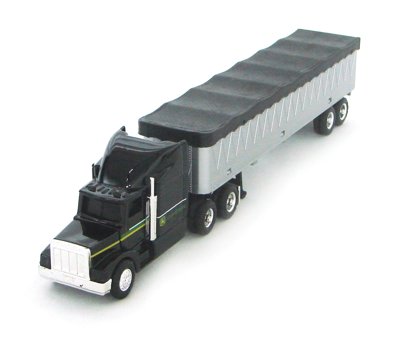 Official ERTL John Deere Grain Semi Truck Toy Replica - 1 64 Scale - Construction Toys - Die-Cast Metal and Plastic Material - Kids Toys Ages 8 Years and Up Green