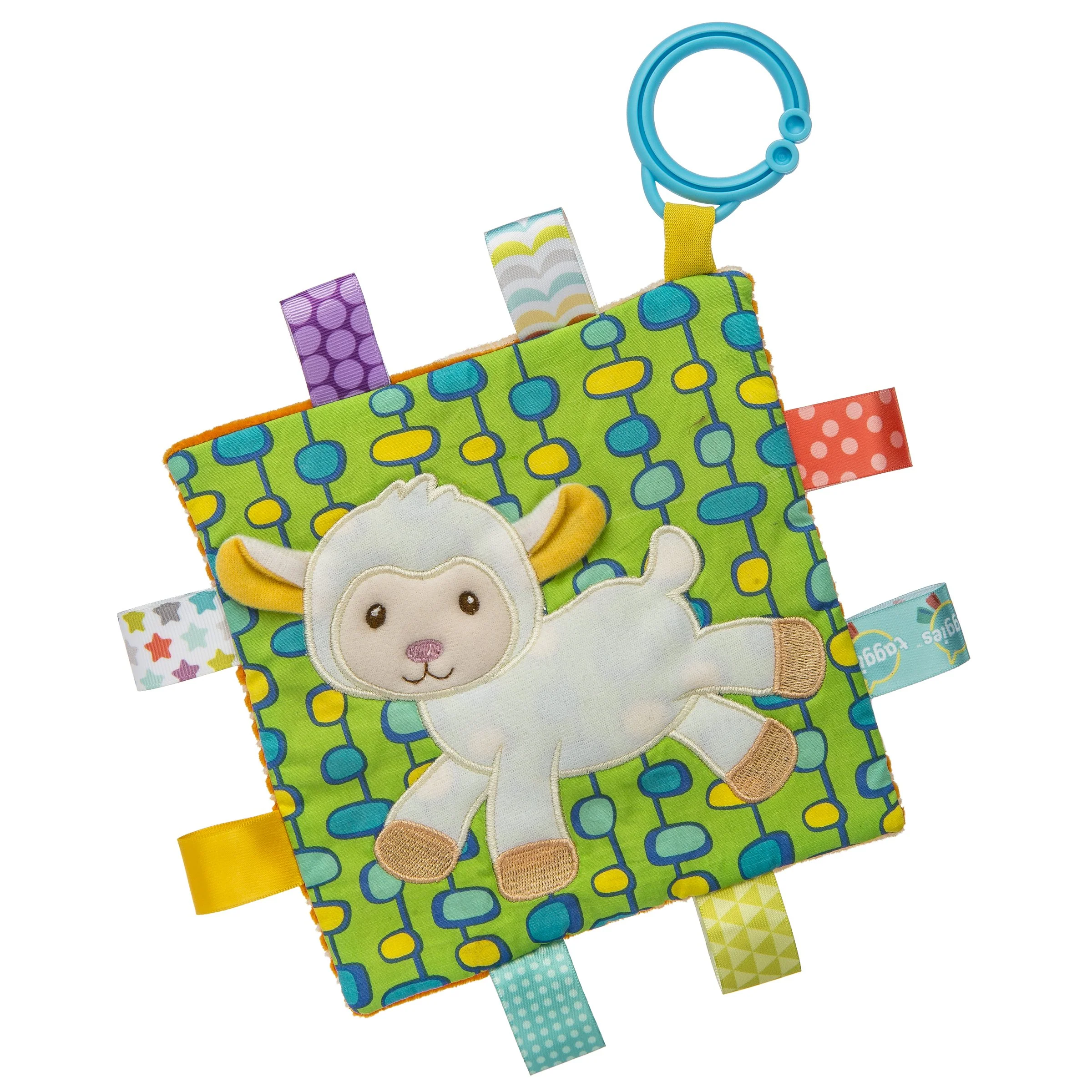 Efficient Mary Meyer Taggies Crinkle Me Baby Toy Sherbet Lamb Verified