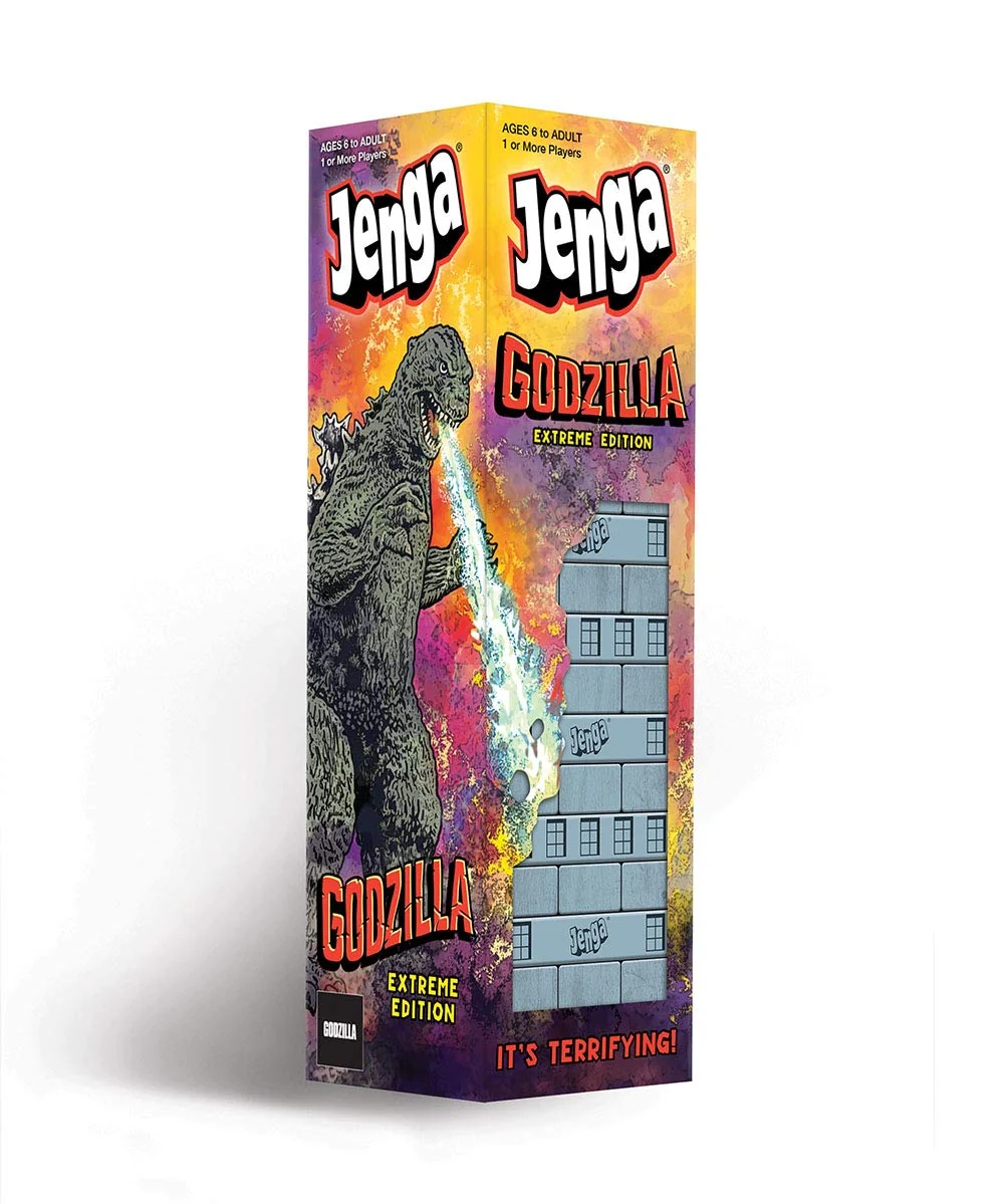Comfortable Jenga Godzilla Extreme Edition Based on Classic Monster Movie Franchise Godzilla Collectible Jenga Game Unique Gameplay Featuring Movable… Premium Material